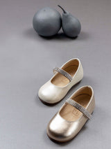 Single Strap Swarovski Crystal Embellished Ballerinas