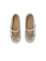 Swarovski Crystal Bow Embellished Ballerinas
