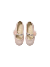 Single Strap Swarovski Crystals Embellished Ballerinas