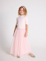 Pink Classic Skirt & Elyseé Top Two Piece Set | Value €225