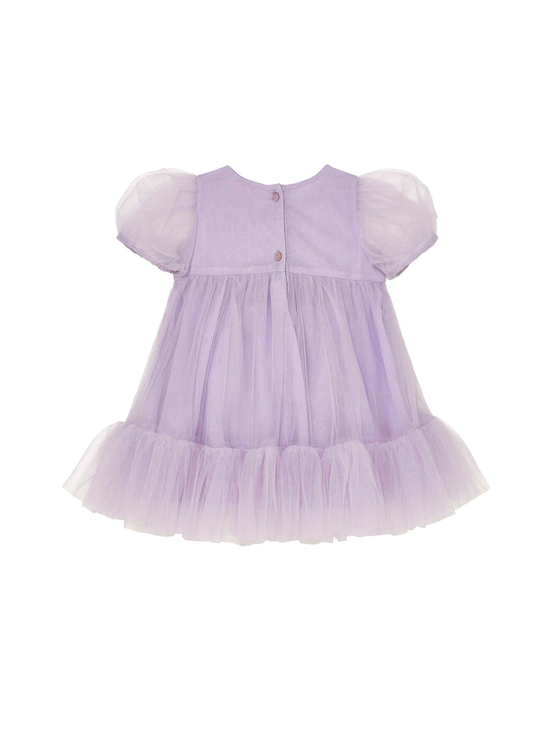 Bébé Orchid Radiance Tulle Dress
