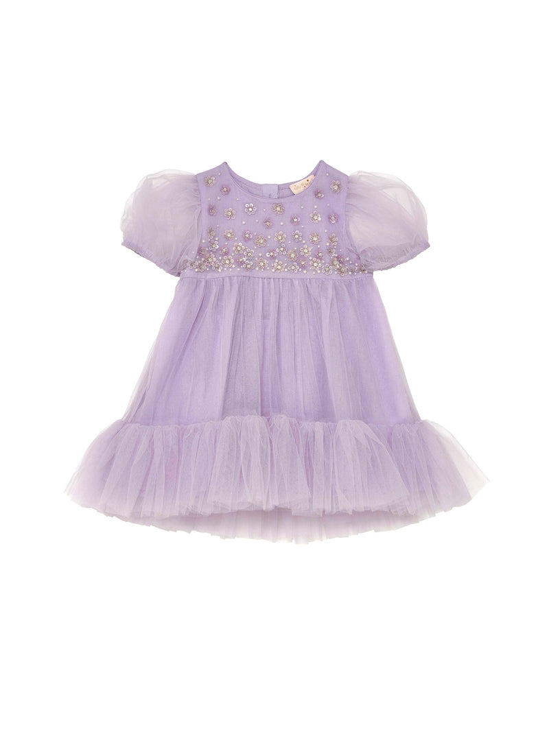 Bébé Orchid Radiance Tulle Dress