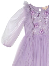 Violet Velvet Tutu Dress
