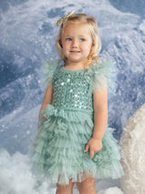 Bébé Snowflake Shimmer Tutu Dress