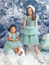 Bébé Snowflake Shimmer Tutu Dress