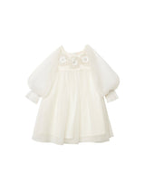 Bébé Snowy Petal Tulle Dress