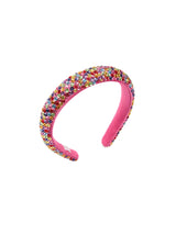 Rainbow Glitter Headband