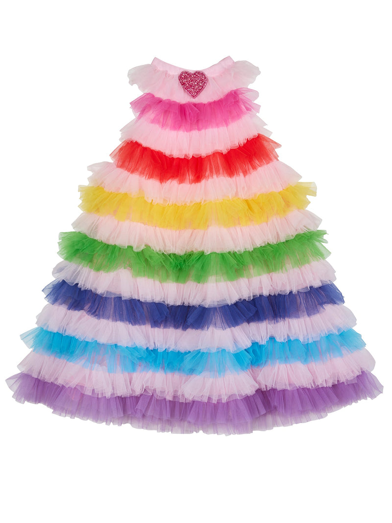 Rainbow Glow Tulle Dress