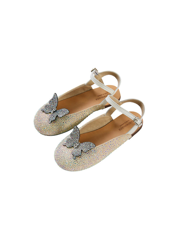 Babywalker Crystal Butterfly Ballerinas