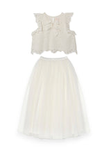 Classic White Skirt & La Croisette Top Two Piece Set | Value €236